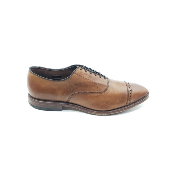 Allen Edmonds Fifth Avenue Men’s Cap Toe Oxford Walnut Leather Shoes 11.5 C - Picture 12 of 13